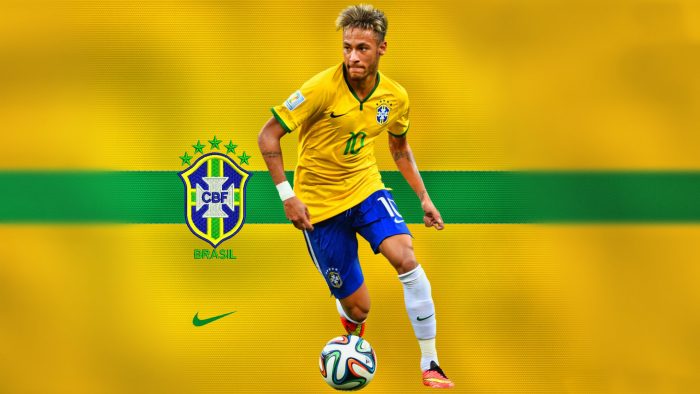 Brazil Team HD wallpaper of Neymar