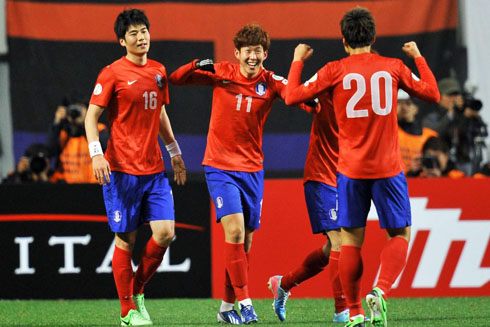 South Korea football players