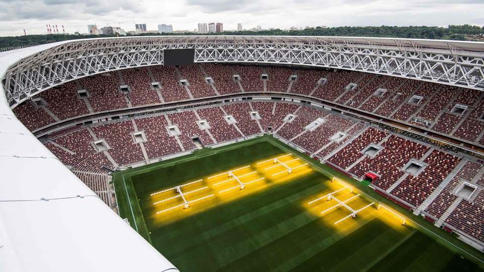 Luzhniki Stadium of Fifa world cup 2018 full view