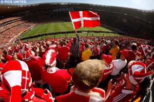Denmark Fans ready to cheer thier nation in world cup 2018