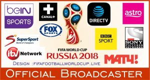 Fifa world cup 2018 TV broadcaster Fifa world cup 2018 TV broadcaster