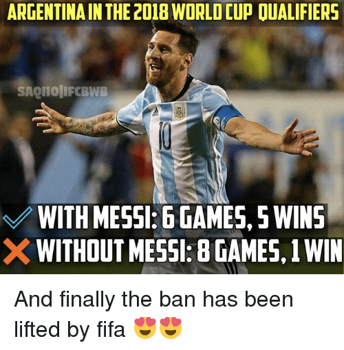 Football world cup 2018 funny memes with messi images