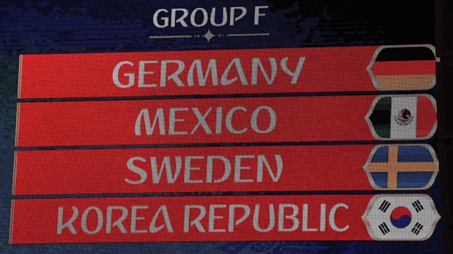 Group F teams of Fifa world cup 2018