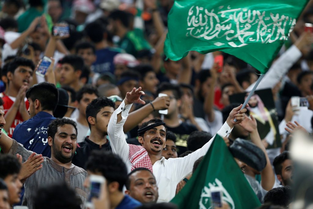 Saudi Arabia Fans ready to cheer their countries in fifa world cup 2018