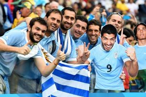 uruguay fans ready to cheer their nation in fifa world cup