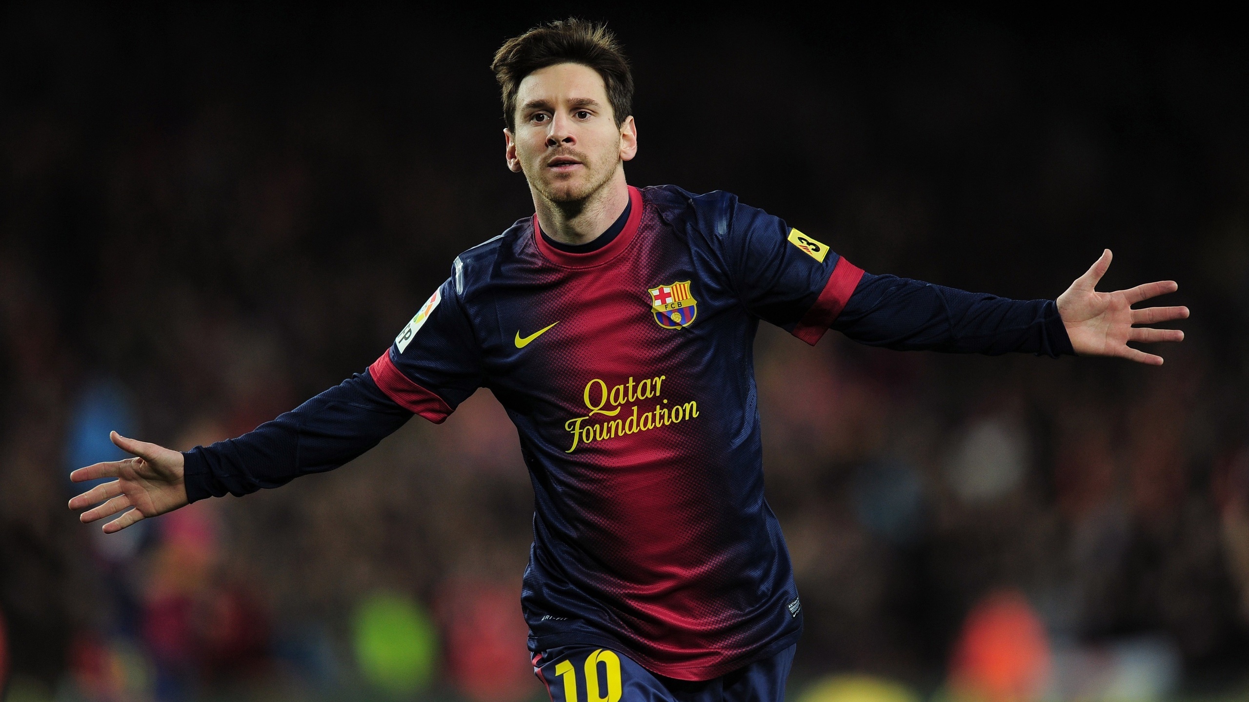 Barcelona's Lionel Messi celebration pictures