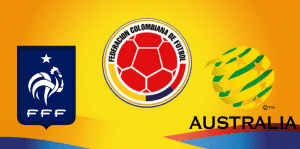 Colombia vs Australia football game