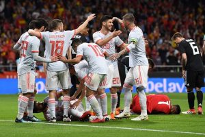 Spain players on fire against argentina in friendly