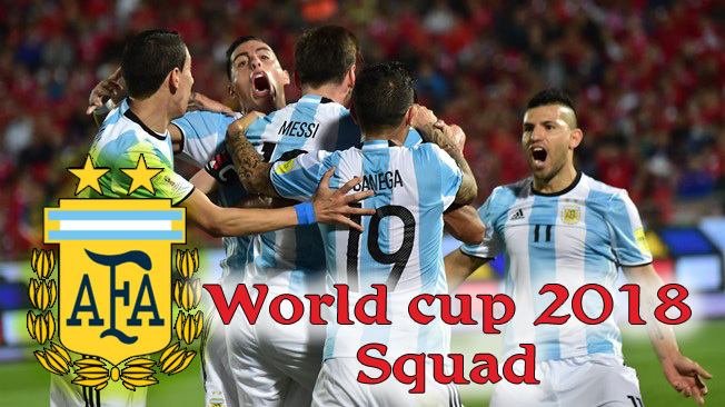 Argentina world cup 2018 squad