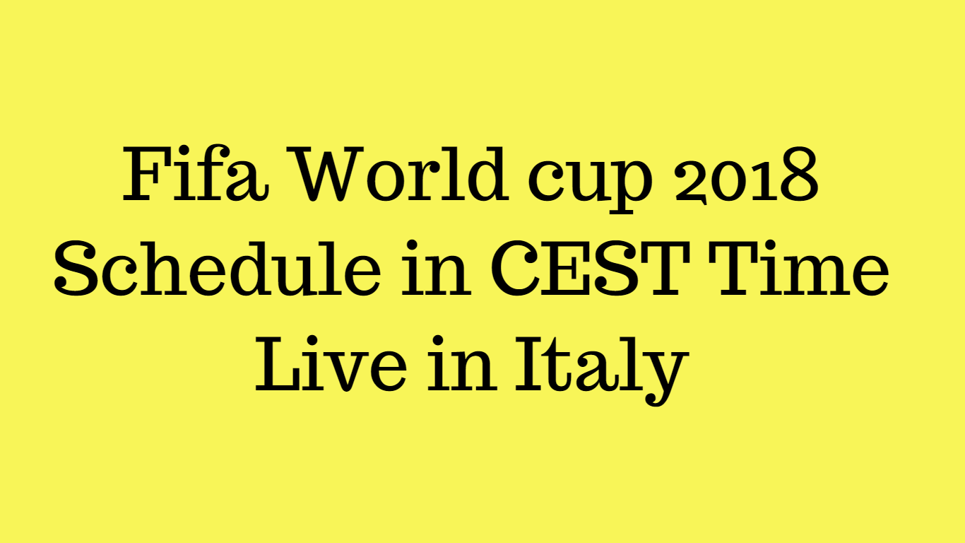 Fifa world cup live in italy