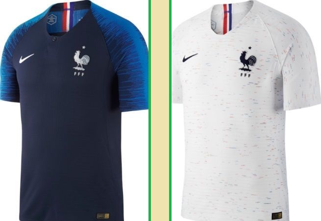 France home and away kits - jersey for world cup 2018