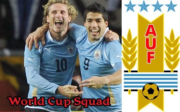 uruguay football players world cup squad