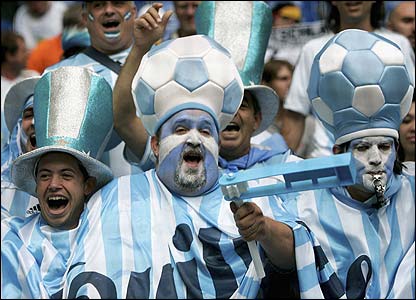 Argentina fans ready to cheer their nation in fifa world cup