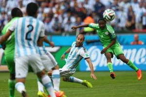 Argentina vs Nigeria football match
