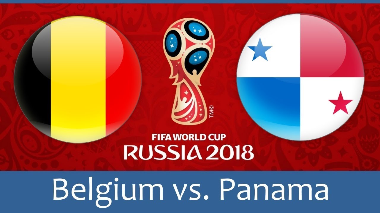 Belgium vs panama football game