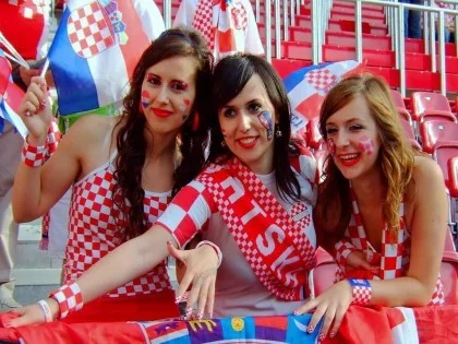 Croatian girls ready to cheer their nation in world cup