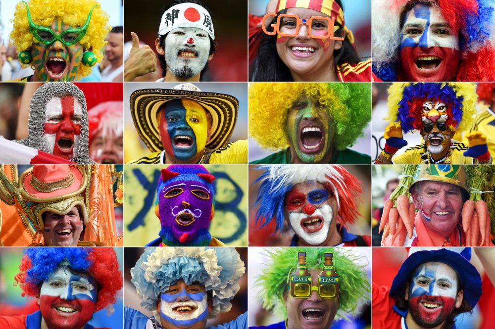 Fifa world cup fans from various countries e1527240979747