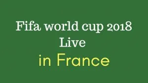 Fifa world cup live in France
