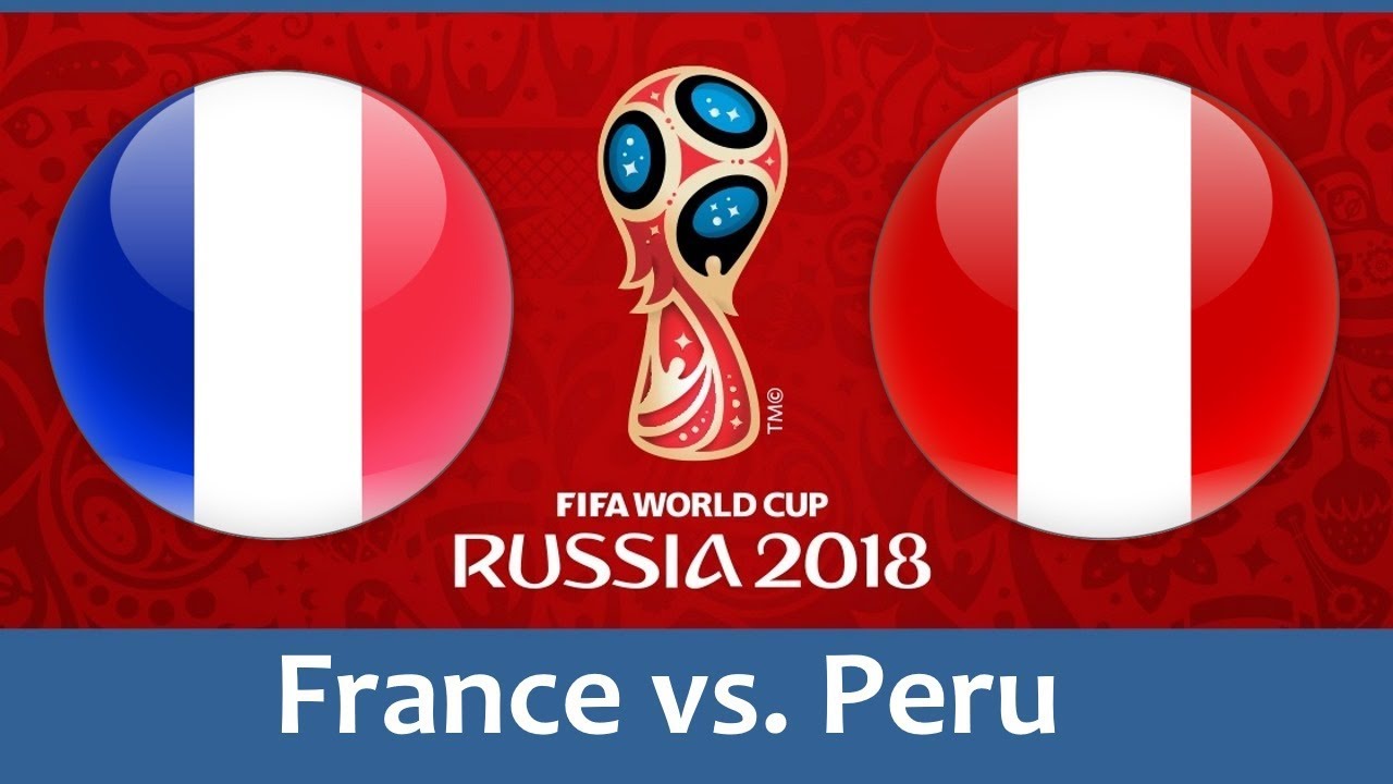 France vs Peru 2018 world cup football Game of 21 June