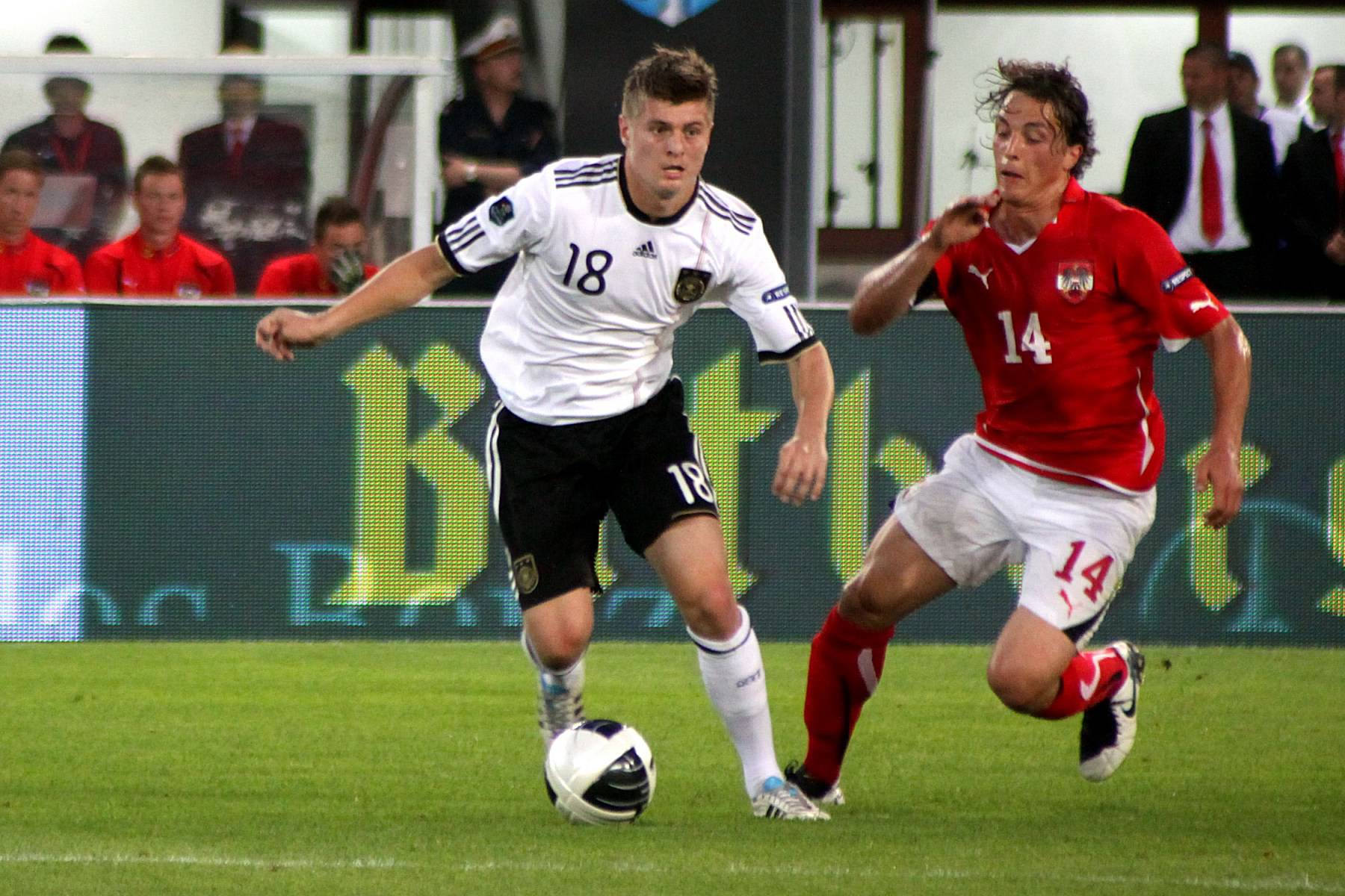 Germany vs Austria football match