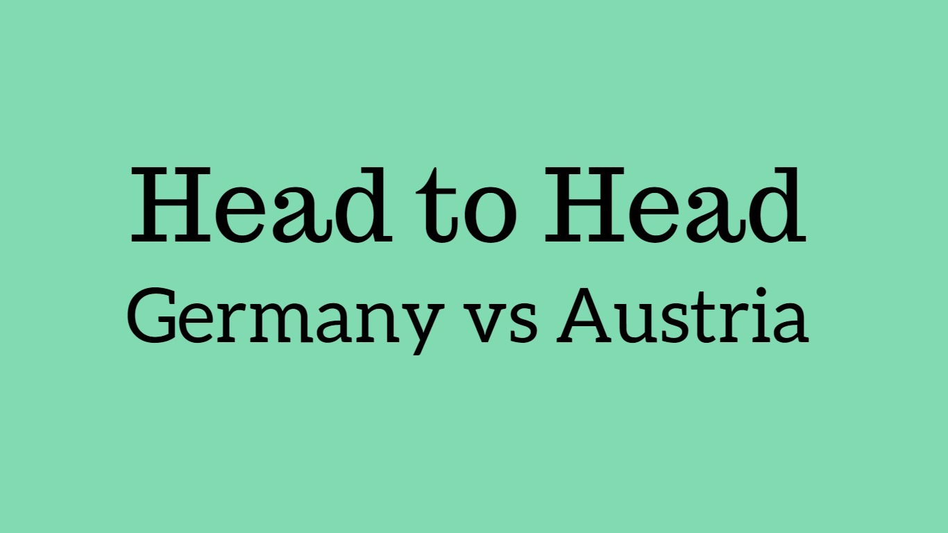 Germany vs Austria head to head