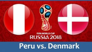 Peru vs Denmark 2018 world cup football Game of 16 June