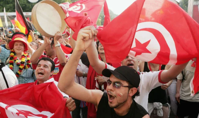 Tunisia Football Fans Ready for the world cup 2018 battle Tunisia Football Fans Ready for the world cup 2018 battle
