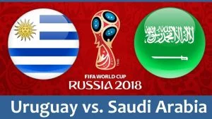Uruguay vs Saudi Arabia world cup match hd photos with both team flag Uruguay vs Saudi Arabia world cup match hd photos with both team flag