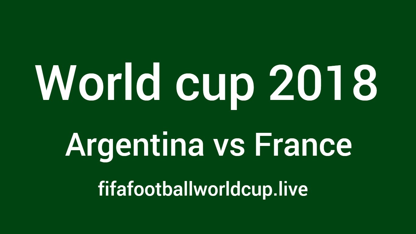 Argentina vs France football world cup match