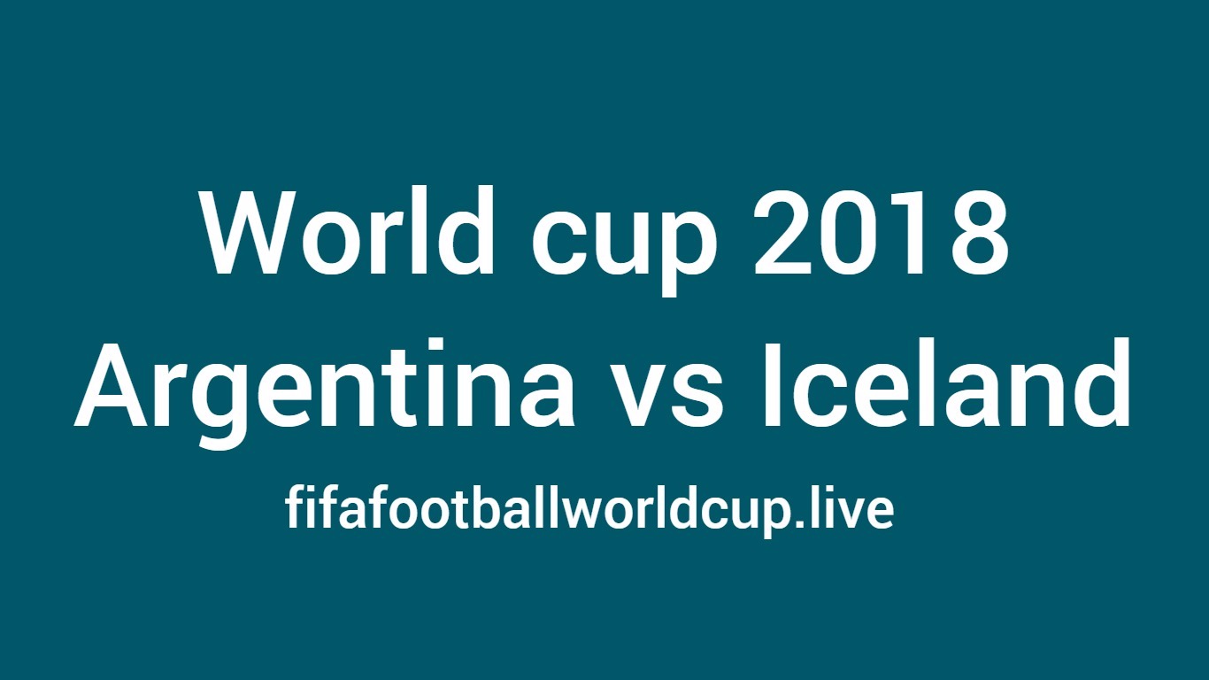 Argentina vs Iceland football match