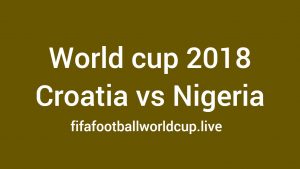 Croatia vs Nigeria live stream