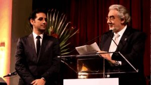Placido Domingo, Juan Diego Flores wc opening ceremony performer