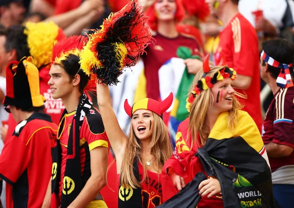 belgium fans ready to boost confident of nation in football match