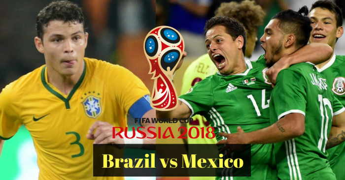 Brazil vs Mexico round of 16 world cup match e1530505650539