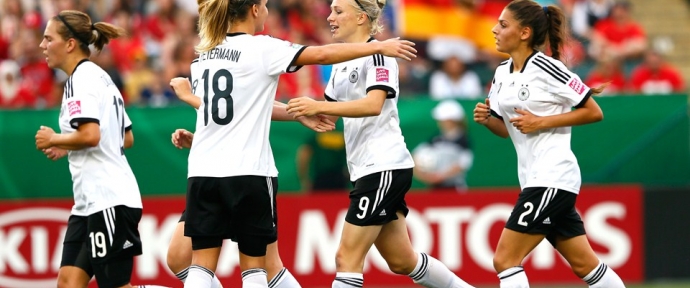 Germany U-20 Womens players ready for the World cup 2018 France