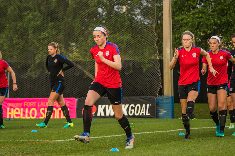 USA U20 Women's ready for the world cup 2018 at france