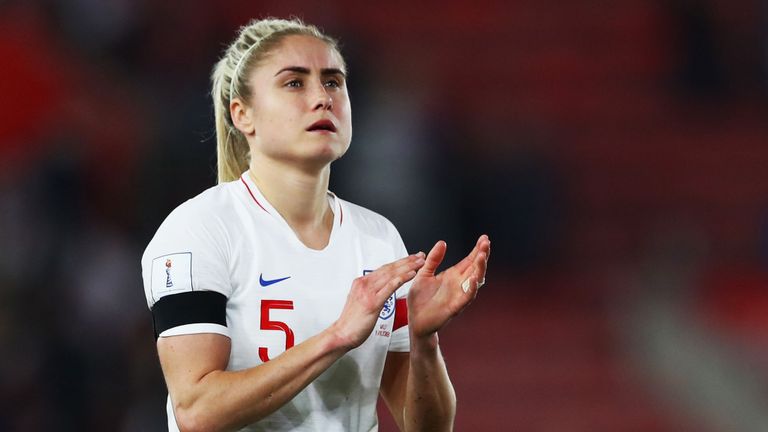Steph Houghton lead the England in FIFAWWC19