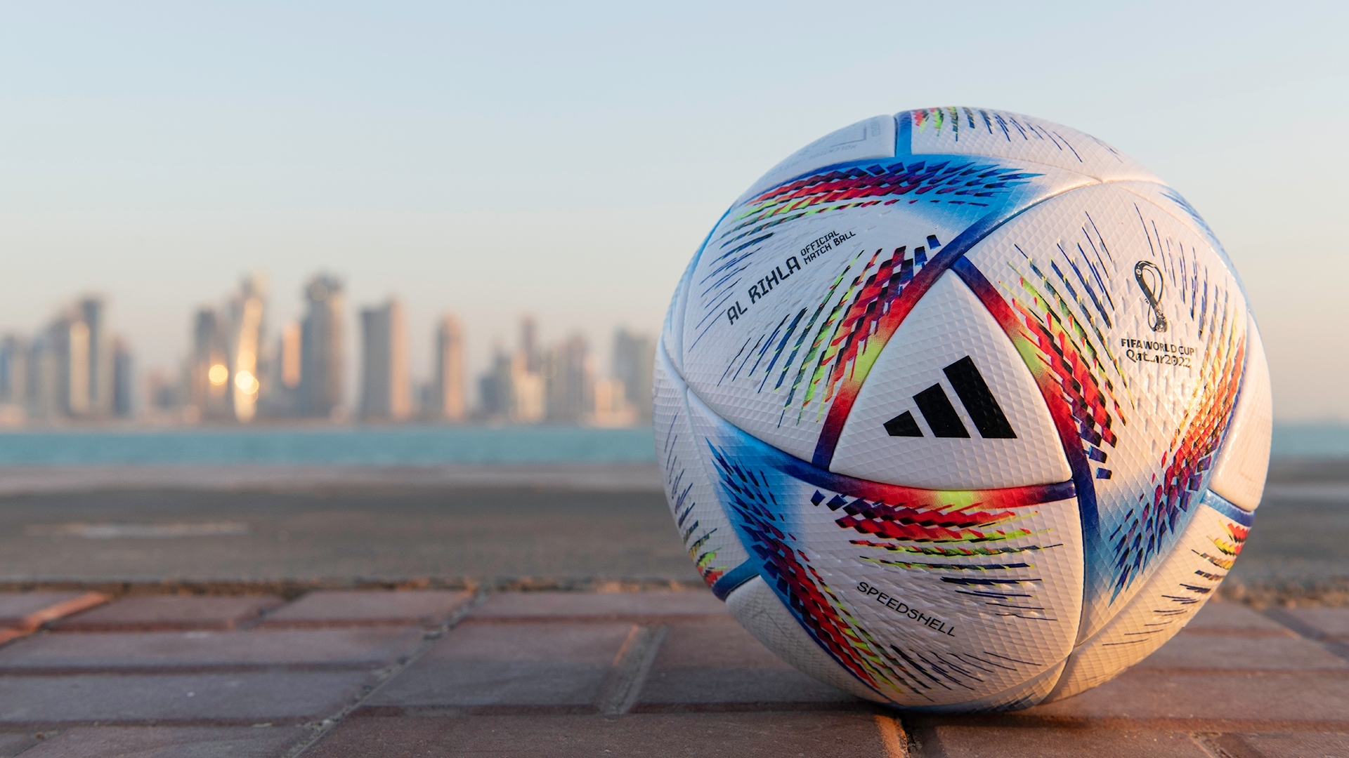 Fifa world cup 2022 Adidas Al Rihla Match Ball HD wallpaper