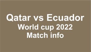 Qatar vs Ecuador Head to Head, Recent Matches form, Who win Most Games, History
