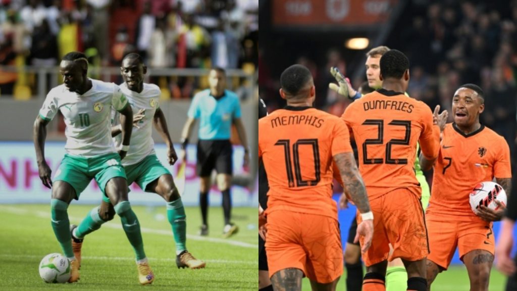 Senegal vs netherlands world cup fixtures