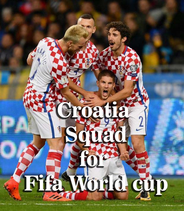 croatia footall squad for world cup