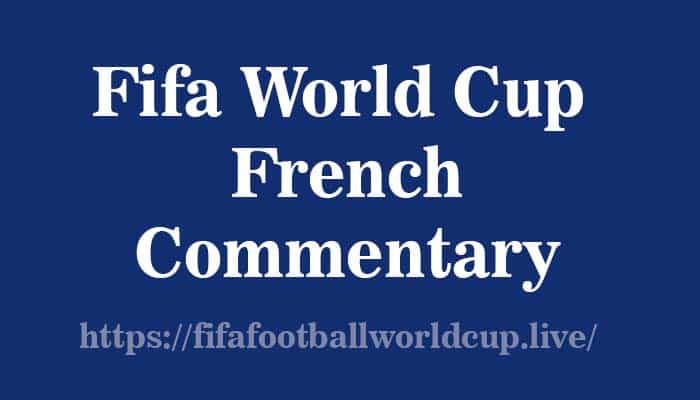 fifa world cup french commentary