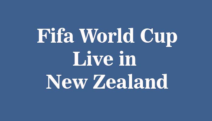 fifa world cup live in new zealand